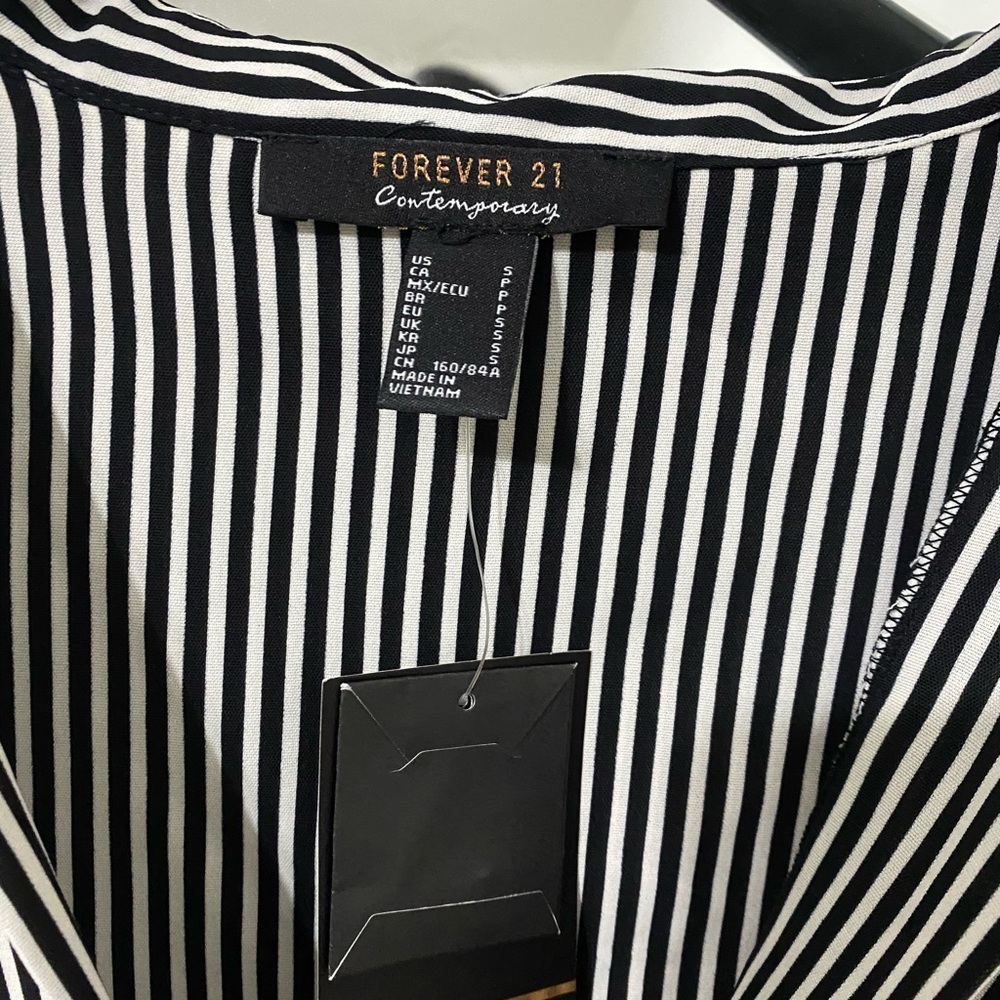 Black and white dress